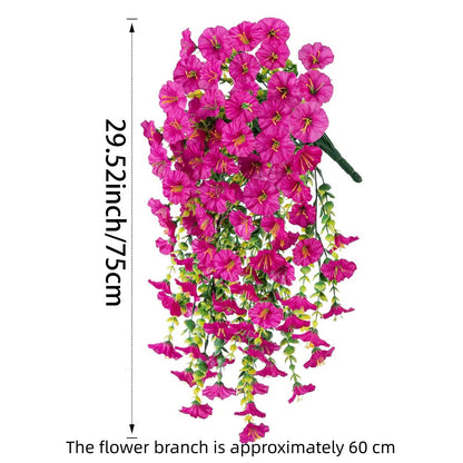 🌺ПОСЛЕДЕН ДЕН 49% ОТСТЪПКА - UV-Устойчиви Изкуствени Висулки с Цветя