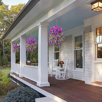 🌺ПОСЛЕДЕН ДЕН 49% ОТСТЪПКА - UV-Устойчиви Изкуствени Висулки с Цветя