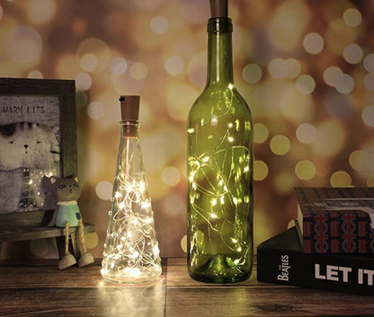 ✨ Пробкова лампа · Звездна лампа ✨ Затвори светлината в бутилка и романтиката в живота.