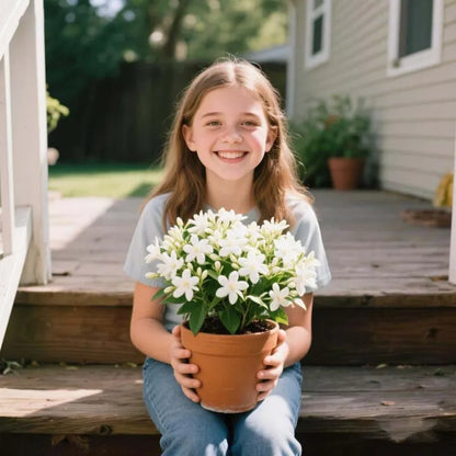 🏆 75K+ ПРОДАДЕНО! 🌿❄️ Нощен ароматен жасминови семена – Зимно засаждане, многогодишно цъфтене и елегантност на ароматната градина 🌸