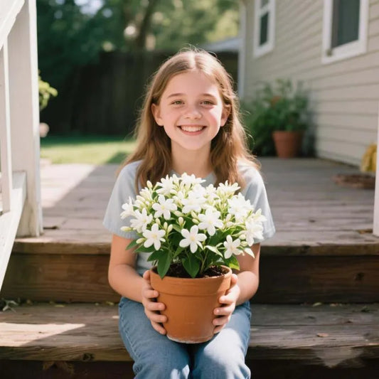 🏆 75K+ ПРОДАДЕНО! 🌿❄️ Нощен ароматен жасминови семена – Зимно засаждане, многогодишно цъфтене и елегантност на ароматната градина 🌸