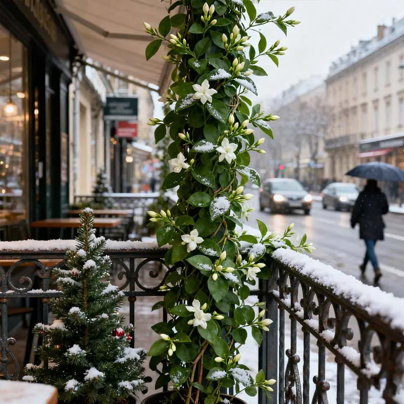 🏆 75K+ ПРОДАДЕНО! 🌿❄️ Нощен ароматен жасминови семена – Зимно засаждане, многогодишно цъфтене и елегантност на ароматната градина 🌸