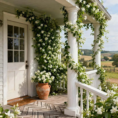 🏆 75K+ ПРОДАДЕНО! 🌿❄️ Нощен ароматен жасминови семена – Зимно засаждане, многогодишно цъфтене и елегантност на ароматната градина 🌸