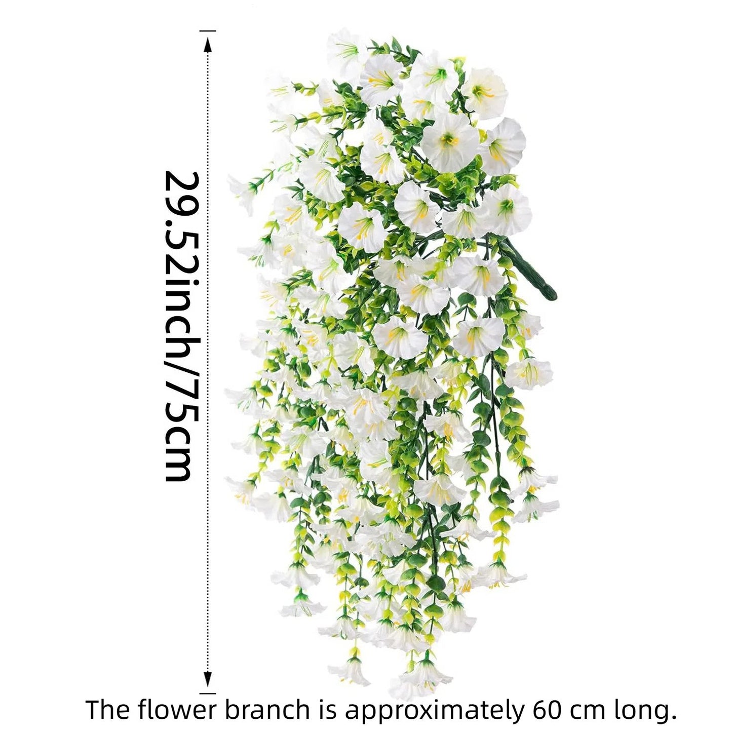 🌺ПОСЛЕДЕН ДЕН 49% ОТСТЪПКА - UV-Устойчиви Изкуствени Висулки с Цветя