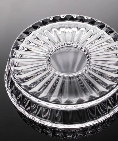 Въртящ се кристален чаши за уиски