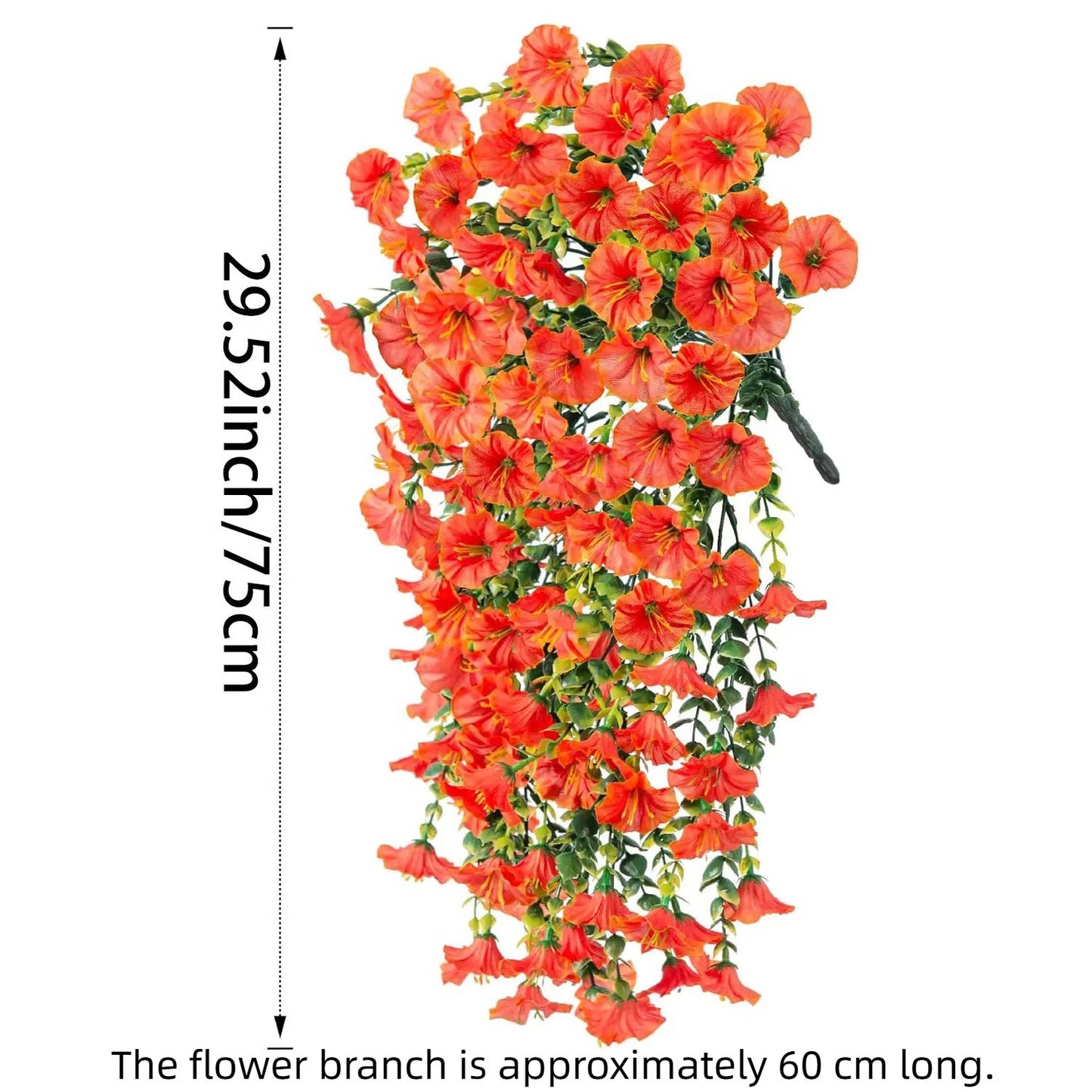 🌺ПОСЛЕДЕН ДЕН 49% ОТСТЪПКА - UV-Устойчиви Изкуствени Висулки с Цветя