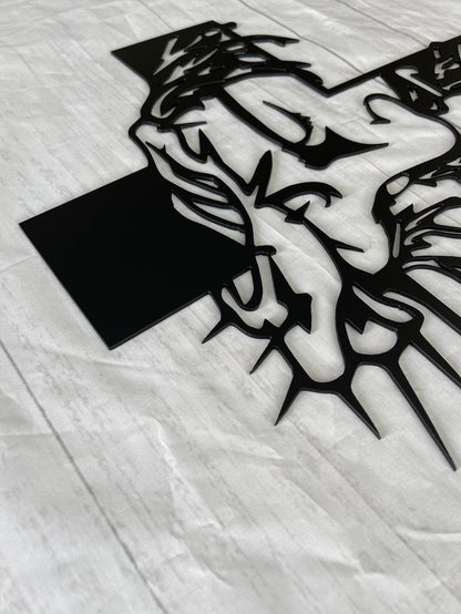 НА РАЗПРОДАЖБА🔥Метален знак с кръст Исус Христос, стенна декорация