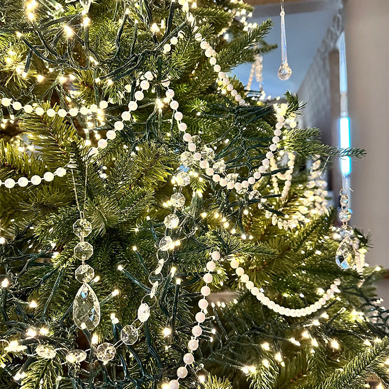 🎄✨Създай вълшебна коледна светлина✨🎄 Елегантна мрежеста лента за украса на коледно дърво