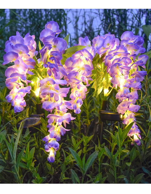 🌸Соларна лампова вейка „Глициния“ – магическа светлина в твоята градина🌙