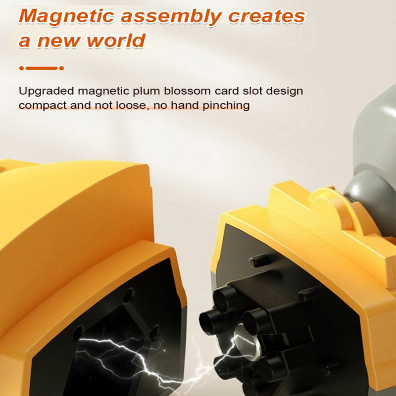 🎁 Популярен подарък за деца 🔥 Магнитна трансформираща се инженерна кола за сглобяване 🚗🛠️