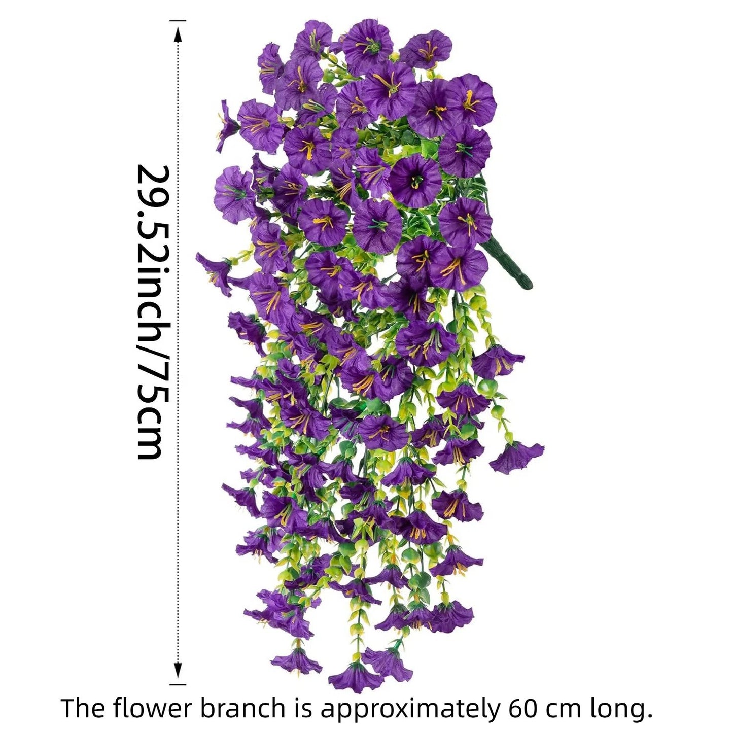 🌺ПОСЛЕДЕН ДЕН 49% ОТСТЪПКА - UV-Устойчиви Изкуствени Висулки с Цветя