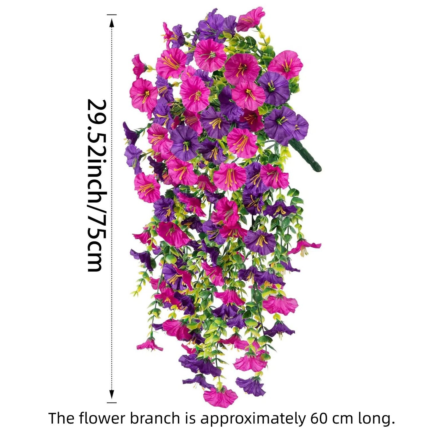 🌺ПОСЛЕДЕН ДЕН 49% ОТСТЪПКА - UV-Устойчиви Изкуствени Висулки с Цветя
