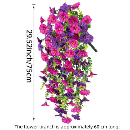 🌺ПОСЛЕДЕН ДЕН 49% ОТСТЪПКА - UV-Устойчиви Изкуствени Висулки с Цветя