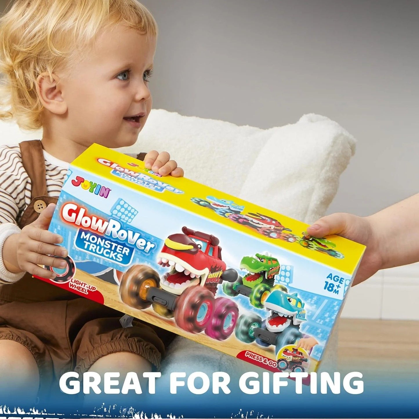 Играчки за деца 3 бр. комплект играчки с монстър камиони