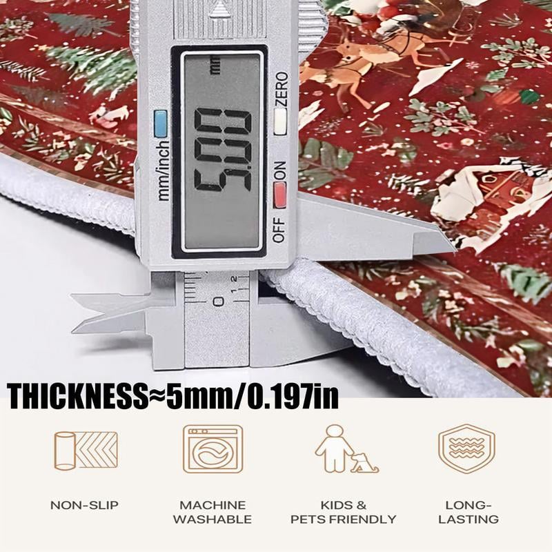 🏆🌲Коледен подарък – Светкавична промоция⚡Вътрешен коледен килим