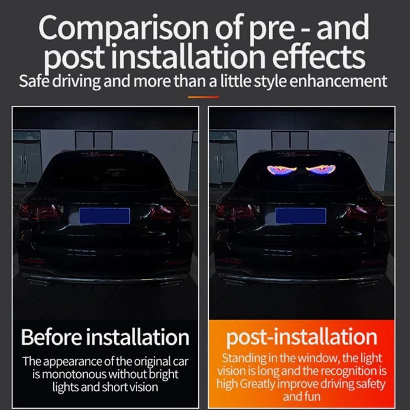 ⏳Ограничена във времето специална оферта⌛ 2 броя LED светлини „Дяволски очи“ за предното стъкло