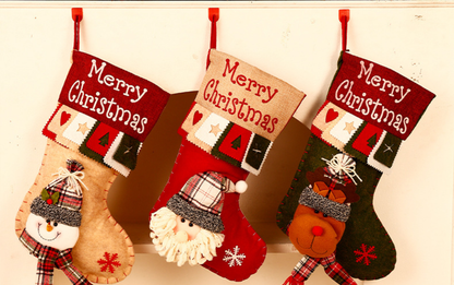 Очарователен голям коледен чорап – идеален за подаръци! 🎁