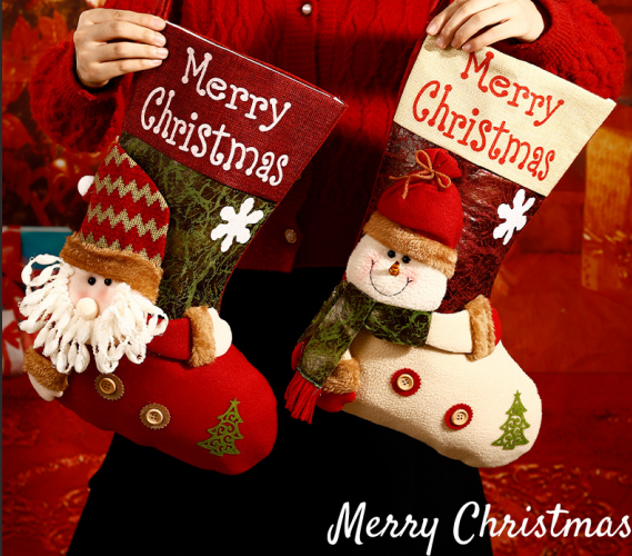 Очарователен голям коледен чорап – идеален за подаръци! 🎁