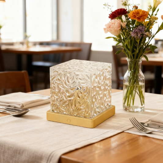 🏆2025 ГОРЯЧА ПРОДАЖБА💥🌊【Въртяща се нощна лампа с водни вълни】