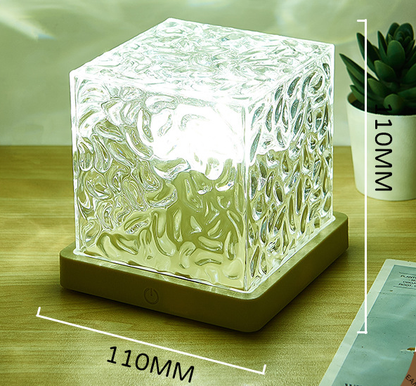 🏆2025 ГОРЯЧА ПРОДАЖБА💥🌊【Въртяща се нощна лампа с водни вълни】